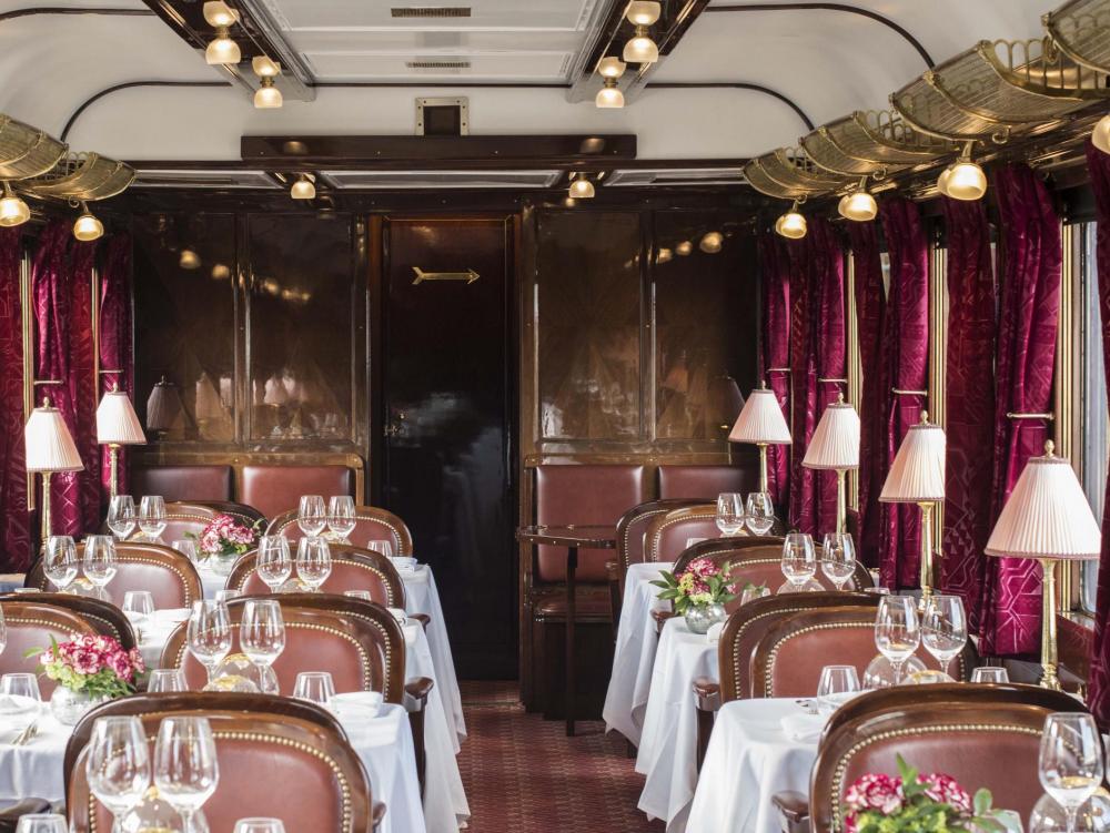 Wagon-restaurant du Venice Simplon-Orient-Express – gastronomie française à bord