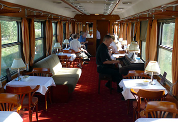 Lounge bar du Golden Eagle Danube Express