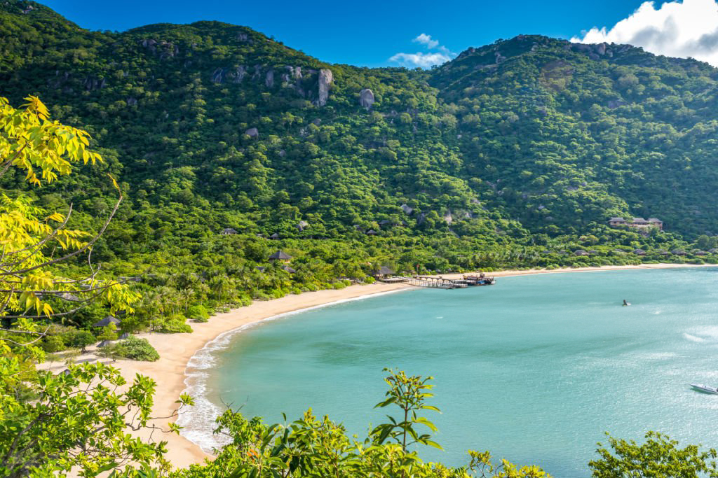 Plage tropicale de Nha Trang, Vietnam — destination du Vietage