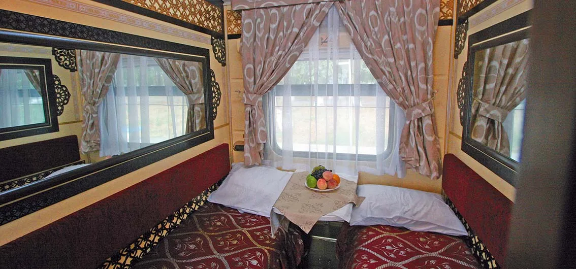 Cabine Ali Baba double privée de l'Orient Silk Road Express
