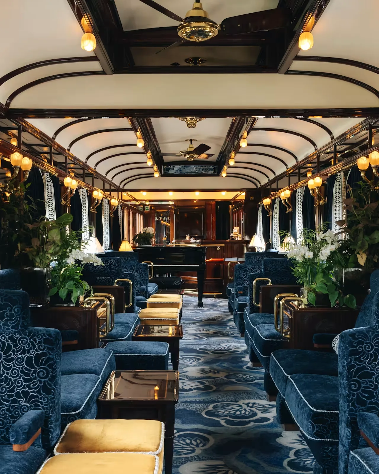 Bar Côte d'Azur du Venice Simplon-Orient-Express — cocktails et ambiance Orient Express la nuit