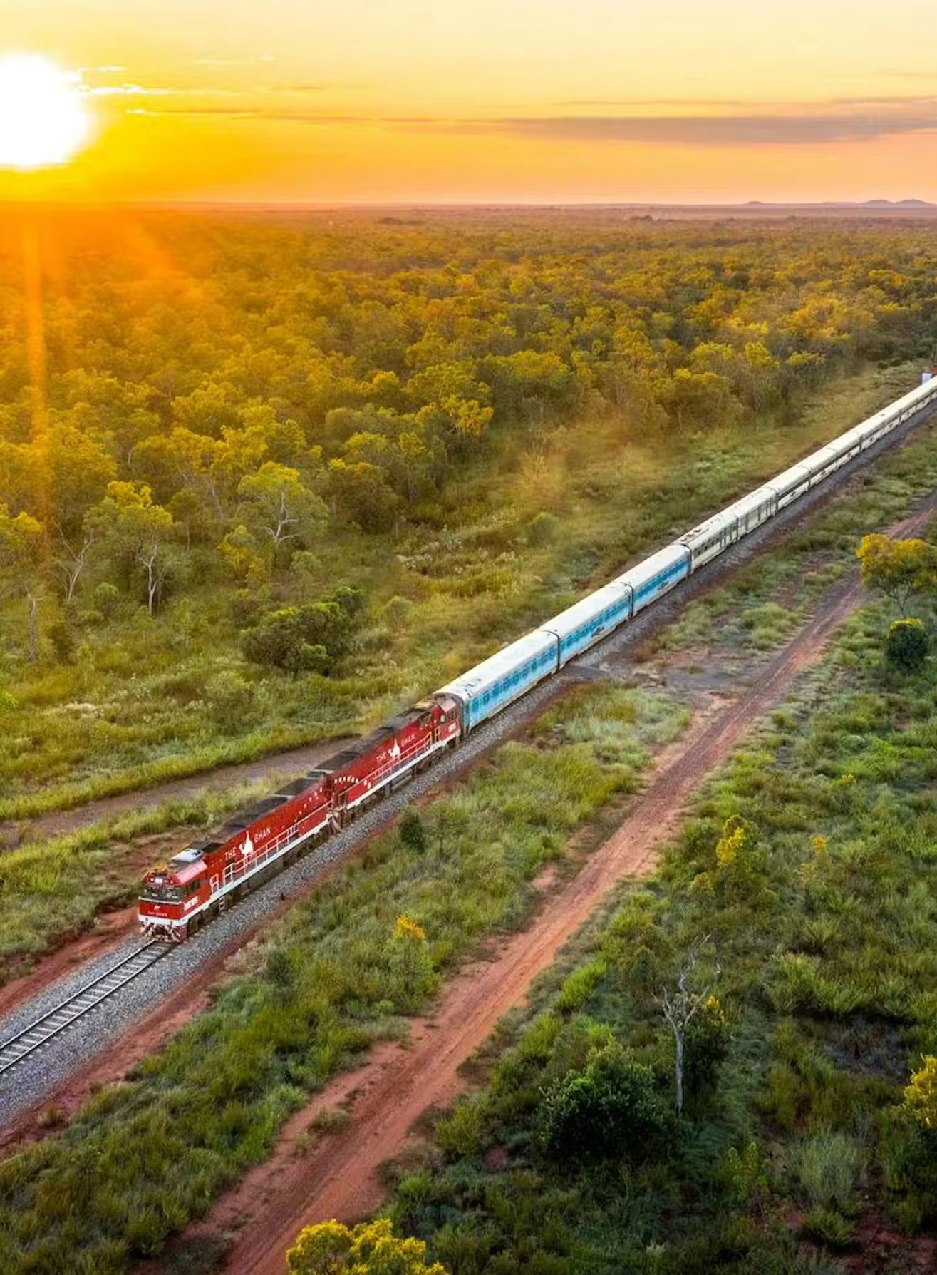The Ghan Expedition traversant le Territoire du Nord en Australie