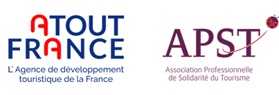 Logos partenaires Atout France et APST - tourisme ferroviaire français de luxe